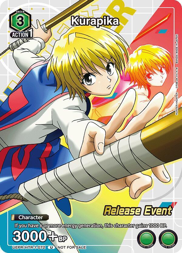 Kurapika (Release Event Participation), UE02BT: HUNTER X HUNTER Release Event Cards UEPR/HTR-1-072