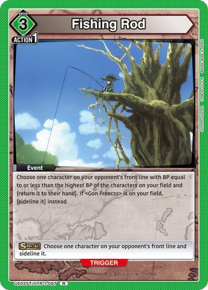 Fishing Rod, UE02ST: HUNTER X HUNTER Starter Deck UE02ST/HTR-1-097