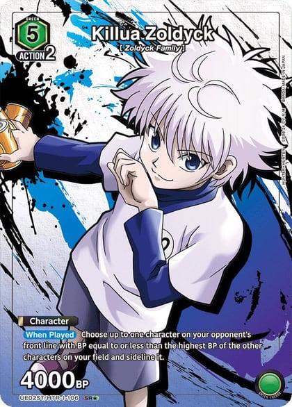Killua Zoldyck (106) (SR*), UE02ST: HUNTER X HUNTER Starter Deck UE02ST/HTR-1-106
