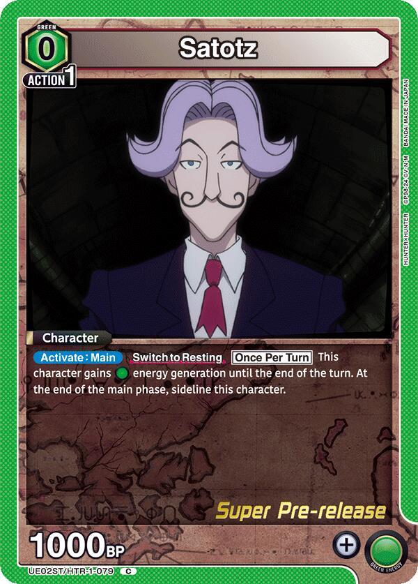 Satotz, UE02ST: HUNTER X HUNTER Super Pre-Release Starter Deck UE02ST/HTR-1-079