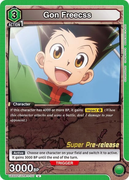 Gon Freecss (101), UE02ST: HUNTER X HUNTER Super Pre-Release Starter Deck UE02ST/HTR-1-101