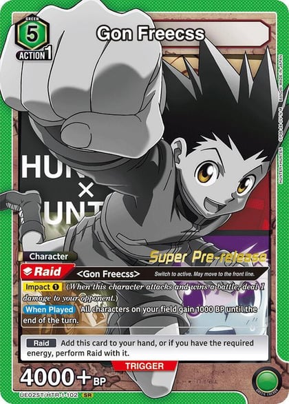 Gon Freecss (102), UE02ST: HUNTER X HUNTER Super Pre-Release Starter Deck UE02ST/HTR-1-102