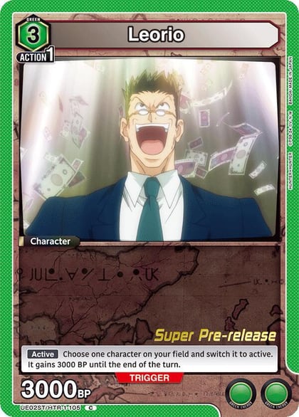 Leorio (105), UE02ST: HUNTER X HUNTER Super Pre-Release Starter Deck UE02ST/HTR-1-105