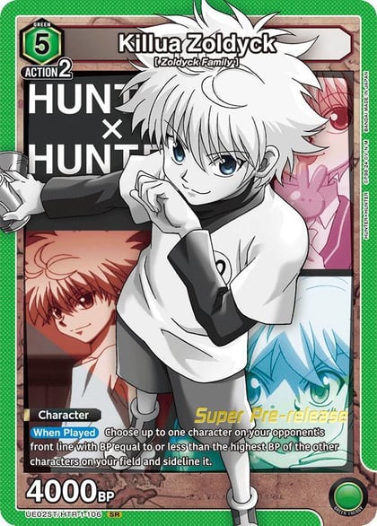 Killua Zoldyck (106), UE02ST: HUNTER X HUNTER Super Pre-Release Starter Deck UE02ST/HTR-1-106