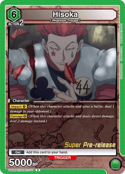Hisoka, UE02ST: HUNTER X HUNTER Super Pre-Release Starter Deck UE02ST/HTR-1-107