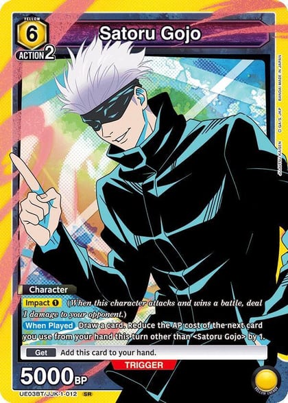 Satoru Gojo (012), UE03BT: Jujutsu Kaisen UE03BT/JJK-1-012