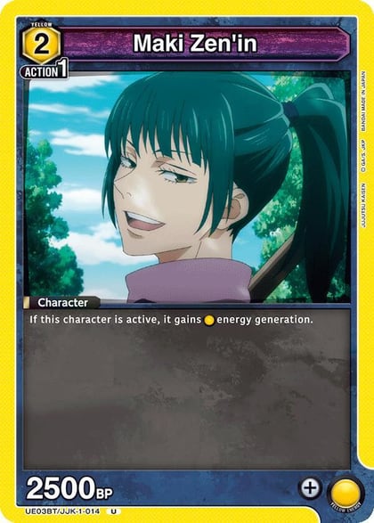 Maki Zen'in (014), UE03BT: Jujutsu Kaisen UE03BT/JJK-1-014