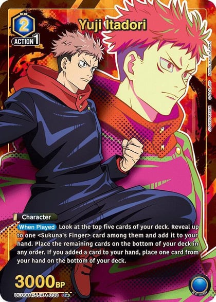 Yuji Itadori (038) (U*), UE03BT: Jujutsu Kaisen UE03BT/JJK-1-038