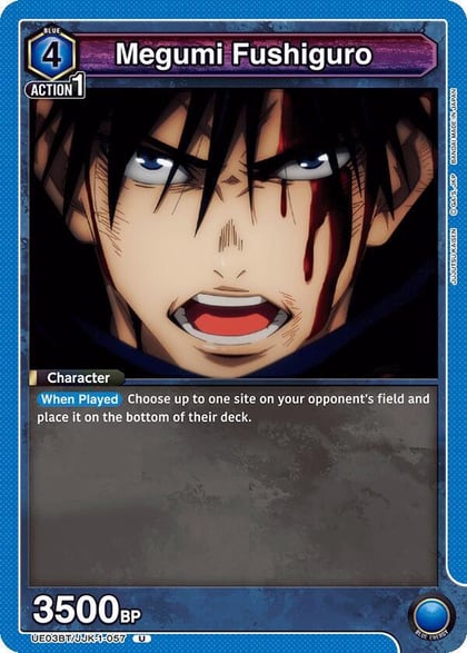 Megumi Fushiguro (057), UE03BT: Jujutsu Kaisen UE03BT/JJK-1-057