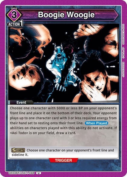 Boogie Woogie, UE03BT: Jujutsu Kaisen UE03BT/JJK-1-098