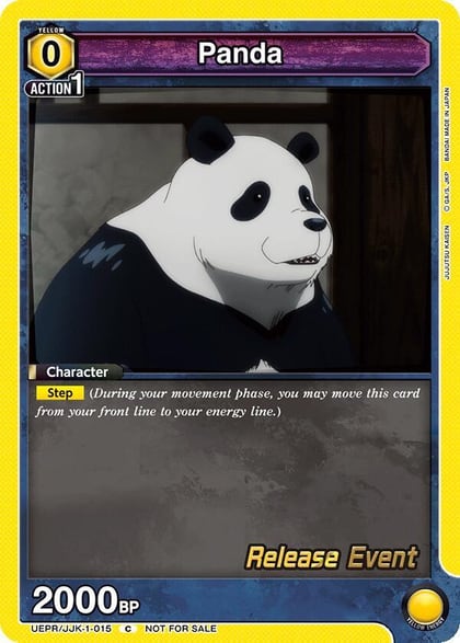 Panda (015), UE03BT: Jujutsu Kaisen Release Event Cards UEPR/JJK-1-015