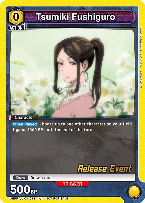 Tsumiki Fushiguro, UE03BT: Jujutsu Kaisen Release Event Cards UEPR/JJK-1-018