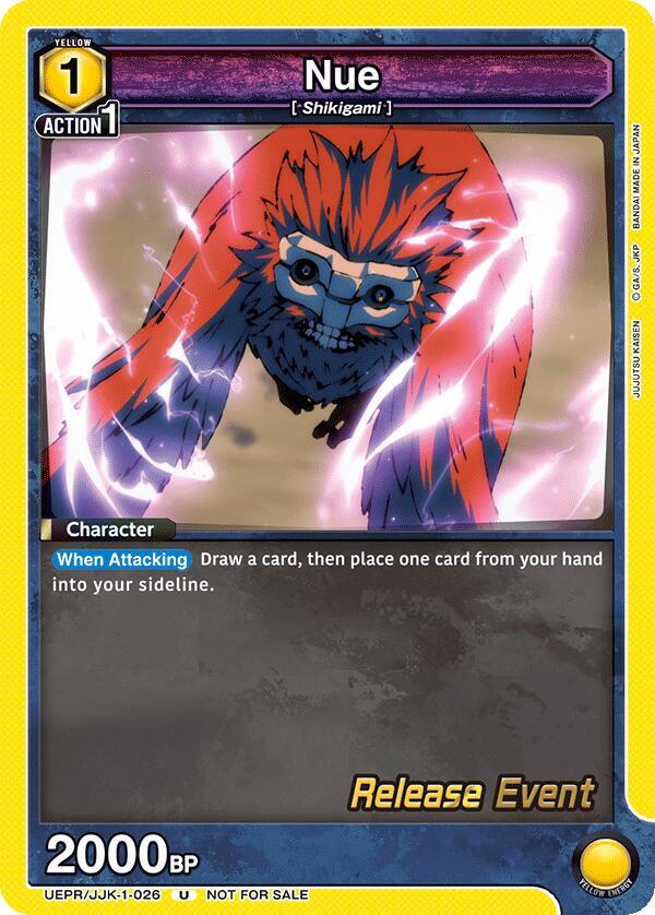 Nue, UE03BT: Jujutsu Kaisen Release Event Cards UEPR/JJK-1-026