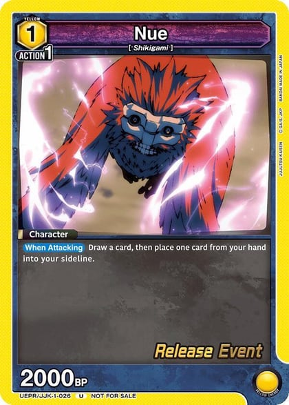 Nue, UE03BT: Jujutsu Kaisen Release Event Cards UEPR/JJK-1-026