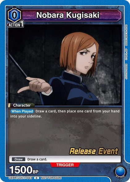 Nobara Kugisaki (043), UE03BT: Jujutsu Kaisen Release Event Cards UEPR/JJK-1-043
