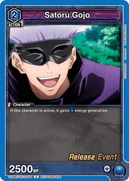 Satoru Gojo (045), UE03BT: Jujutsu Kaisen Release Event Cards UEPR/JJK-1-045