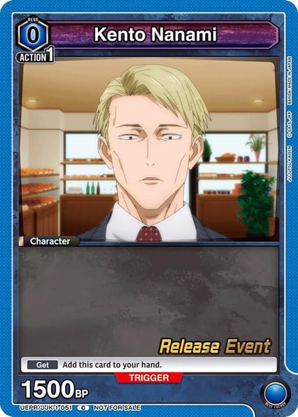 Kento Nanami (051), UE03BT: Jujutsu Kaisen Release Event Cards UEPR/JJK-1-051