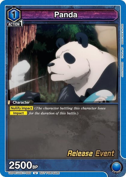 Panda (055), UE03BT: Jujutsu Kaisen Release Event Cards UEPR/JJK-1-055