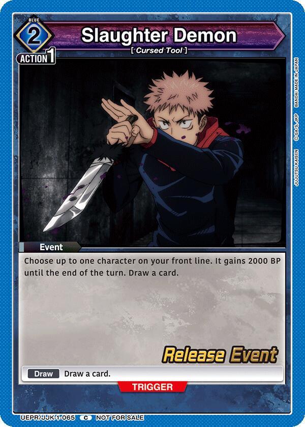 Slaughter Demon, UE03BT: Jujutsu Kaisen Release Event Cards UEPR/JJK-1-065