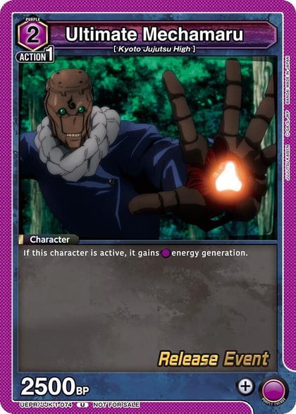Ultimate Mechamaru, UE03BT: Jujutsu Kaisen Release Event Cards UEPR/JJK-1-074