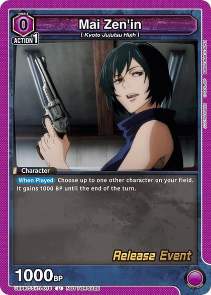 Mai Zen'in, UE03BT: Jujutsu Kaisen Release Event Cards UEPR/JJK-1-078