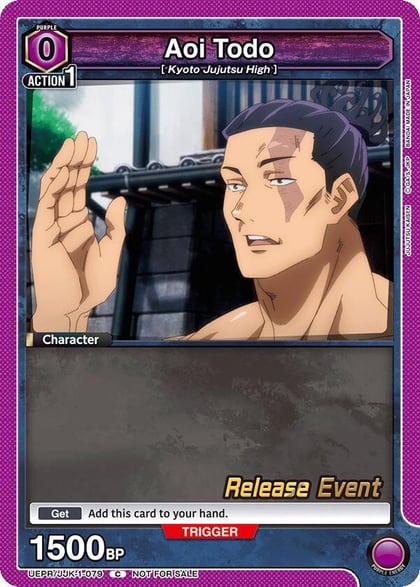 Aoi Todo (079), UE03BT: Jujutsu Kaisen Release Event Cards UEPR/JJK-1-079