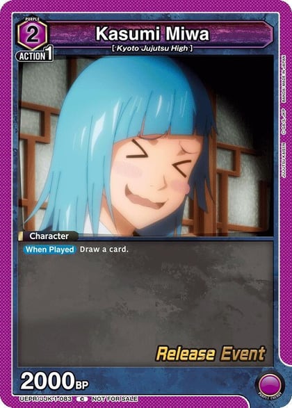 Kasumi Miwa (083), UE03BT: Jujutsu Kaisen Release Event Cards UEPR/JJK-1-083