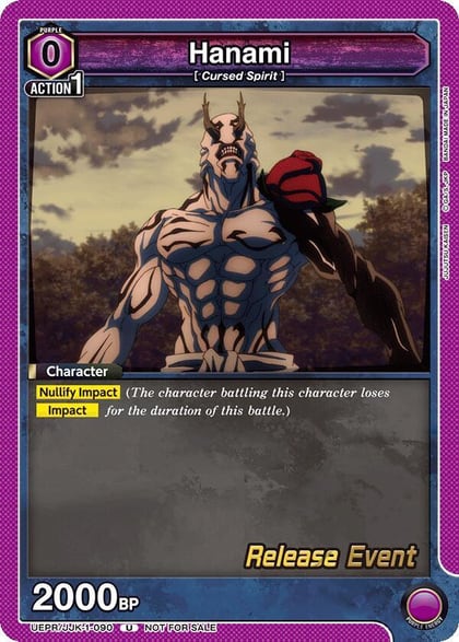 Hanami (090), UE03BT: Jujutsu Kaisen Release Event Cards UEPR/JJK-1-090