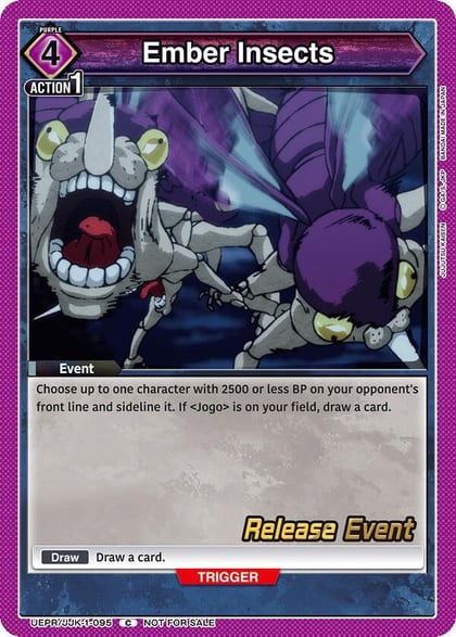 Ember Insects, UE03BT: Jujutsu Kaisen Release Event Cards UEPR/JJK-1-095