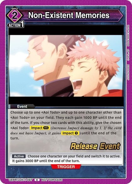 Non-Existent Memories, UE03BT: Jujutsu Kaisen Release Event Cards UEPR/JJK-1-097