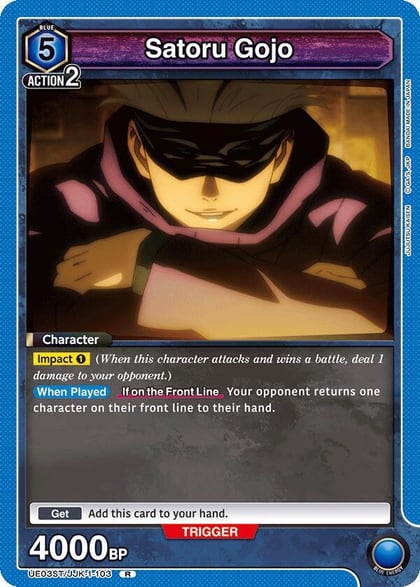 Satoru Gojo (103), UE03ST: Jujutsu Kaisen Starter Deck UE03ST/JJK-1-103
