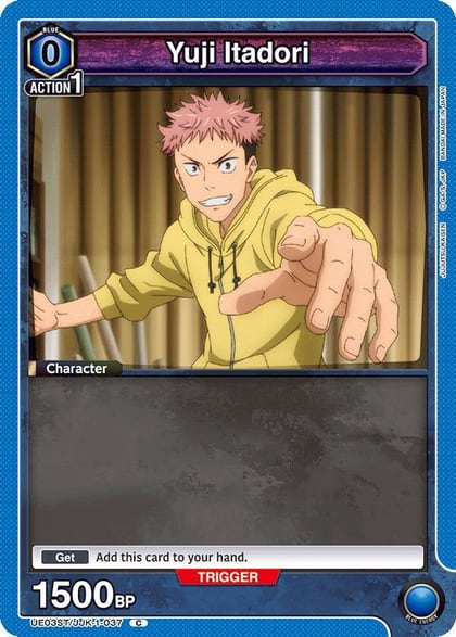 Yuji Itadori (037), UE03ST: Jujutsu Kaisen Starter Deck UE03ST/JJK-1-037