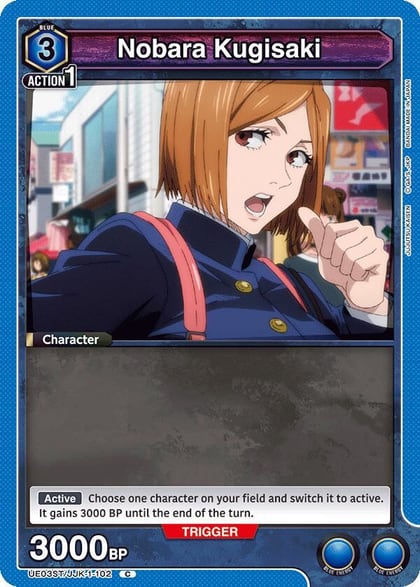 Nobara Kugisaki, UE03ST: Jujutsu Kaisen Starter Deck UE03ST/JJK-1-102