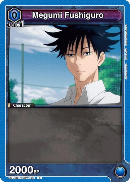 Megumi Fushiguro (106), UE03ST: Jujutsu Kaisen Starter Deck UE03ST/JJK-1-106