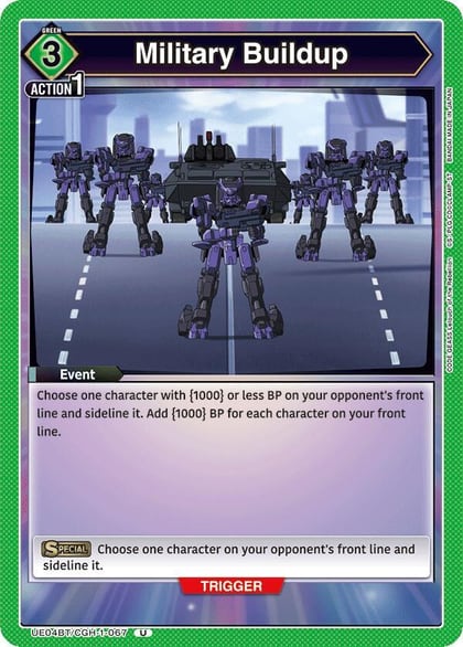 Military Buildup, UE04BT: CODE GEASS: Lelouch of the Rebellion UE04BT/CGH-1-067
