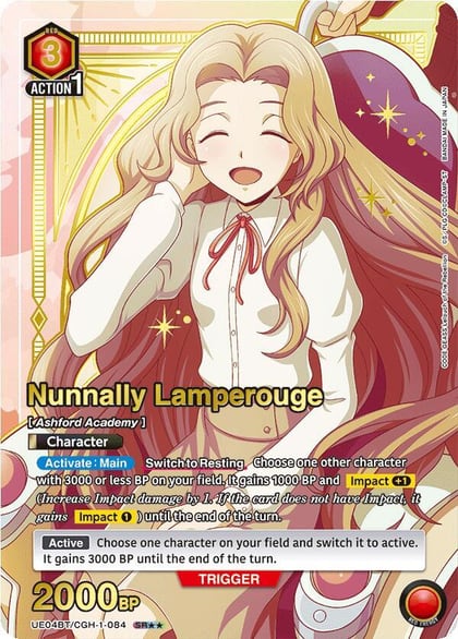 Nunnally Lamperouge (084) (SR**), UE04BT: CODE GEASS: Lelouch of the Rebellion UE04BT/CGH-1-084
