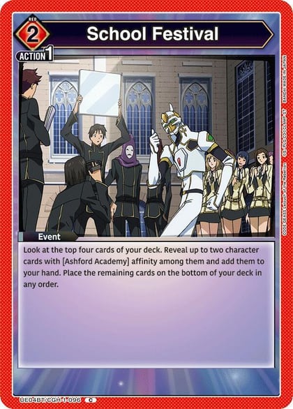 School Festival, UE04BT: CODE GEASS: Lelouch of the Rebellion UE04BT/CGH-1-096