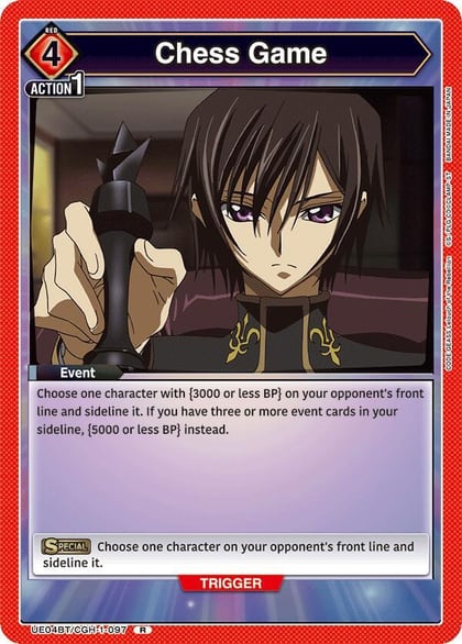 Chess Game, UE04BT: CODE GEASS: Lelouch of the Rebellion UE04BT/CGH-1-097
