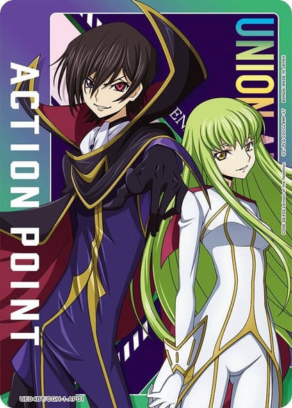 Action Point Card (AP01) (Lelouch Lamperouge/C.C.), UE04BT: CODE GEASS: Lelouch of the Rebellion UE04BT/CGH-1-AP01
