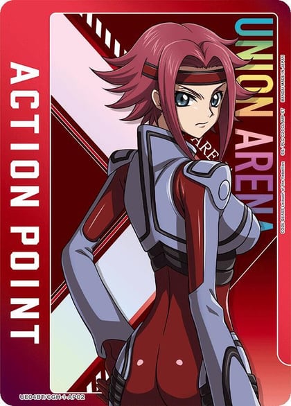 Action Point Card (AP02) (Kallen Kozuki), UE04BT: CODE GEASS: Lelouch of the Rebellion UE04BT/CGH-1-AP02