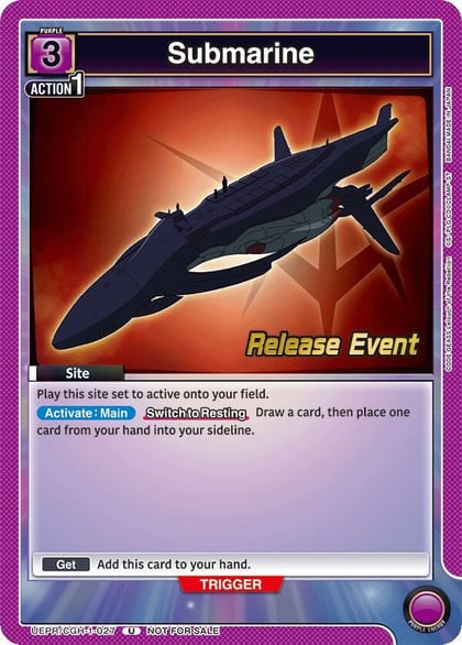 Submarine, UE04BT: CODE GEASS: Lelouch of the Rebellion Release Event Cards UEPR/CGH-1-027