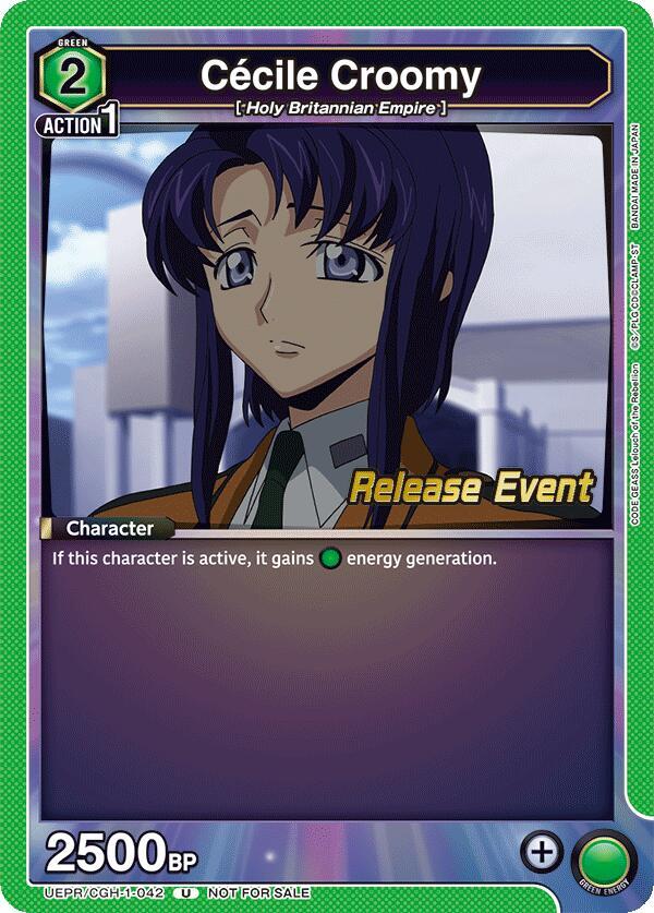 Cecile Croomy, UE04BT: CODE GEASS: Lelouch of the Rebellion Release Event Cards UEPR/CGH-1-042