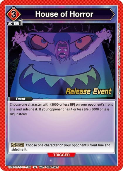 House of Horror, UE04BT: CODE GEASS: Lelouch of the Rebellion Release Event Cards UEPR/CGH-1-098