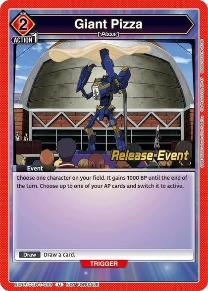 Giant Pizza, UE04BT: CODE GEASS: Lelouch of the Rebellion Release Event Cards UEPR/CGH-1-099