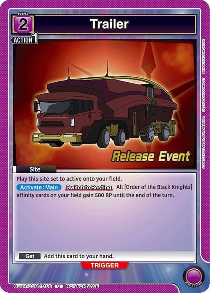 Trailer, UE04BT: CODE GEASS: Lelouch of the Rebellion Release Event Cards UEPR/CGH-1-108