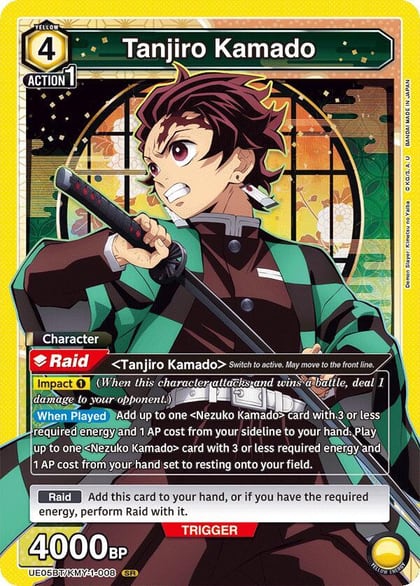 Tanjiro Kamado (008), UE05BT: Demon Slayer: Kimetsu no Yaiba UE05BT/KMY-1-008
