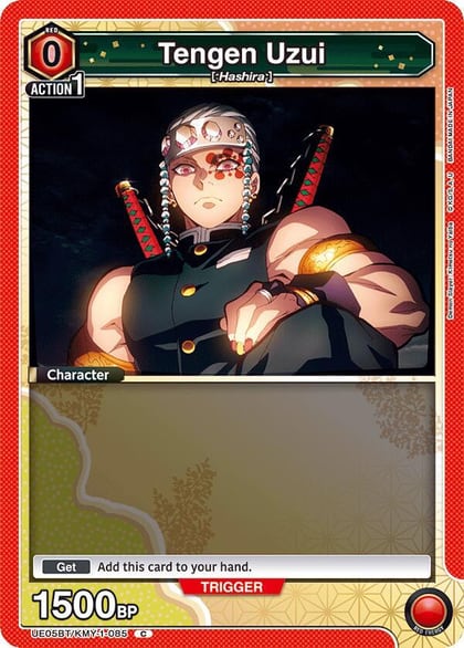 Tengen Uzui (085), UE05BT: Demon Slayer: Kimetsu no Yaiba UE05BT/KMY-1-085