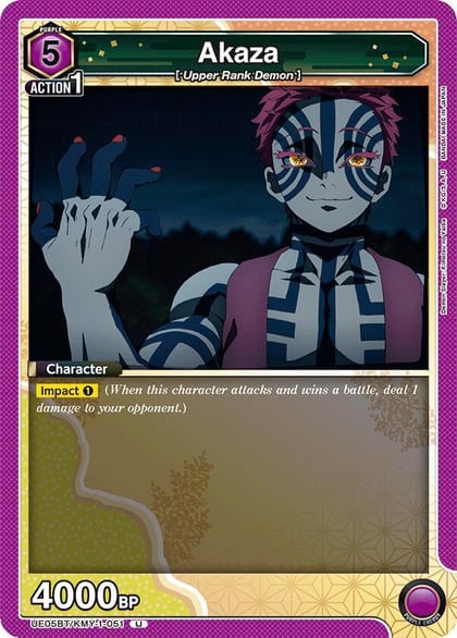 Akaza (051), UE05BT: Demon Slayer: Kimetsu no Yaiba UE05BT/KMY-1-051