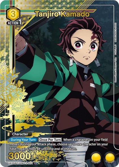 Tanjiro Kamado (001) (R*), UE05BT: Demon Slayer: Kimetsu no Yaiba UE05BT/KMY-2-001