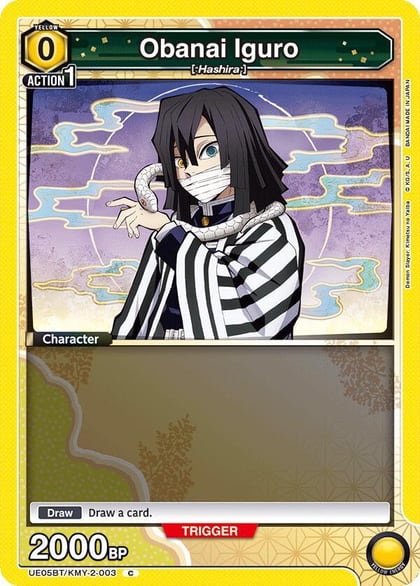 Obanai Iguro (003), UE05BT: Demon Slayer: Kimetsu no Yaiba UE05BT/KMY-2-003